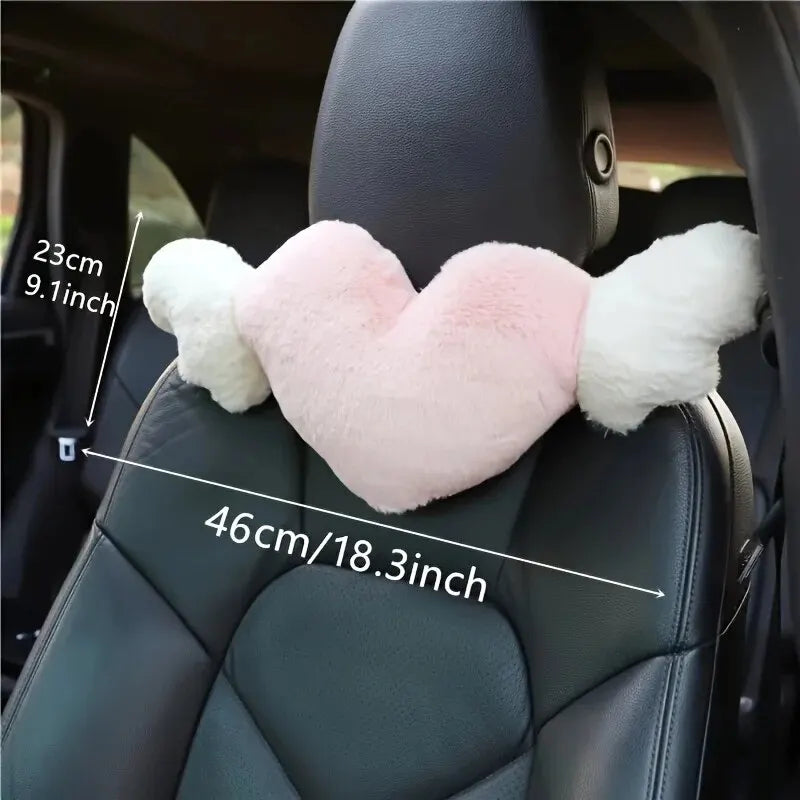 Heart Car Headrest Pillow